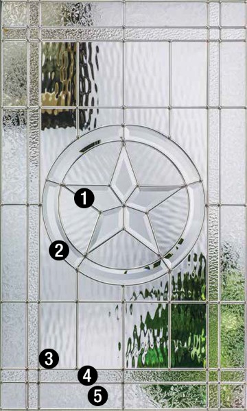 Texas Star - Decorative & Specialty Glass | Therma-Tru Doors